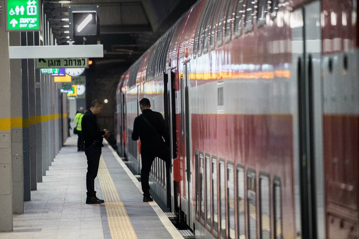 במעמד סמוטריץ' וכץ: נחנך קו הרכבת המהיר מירושלים לתל אביב