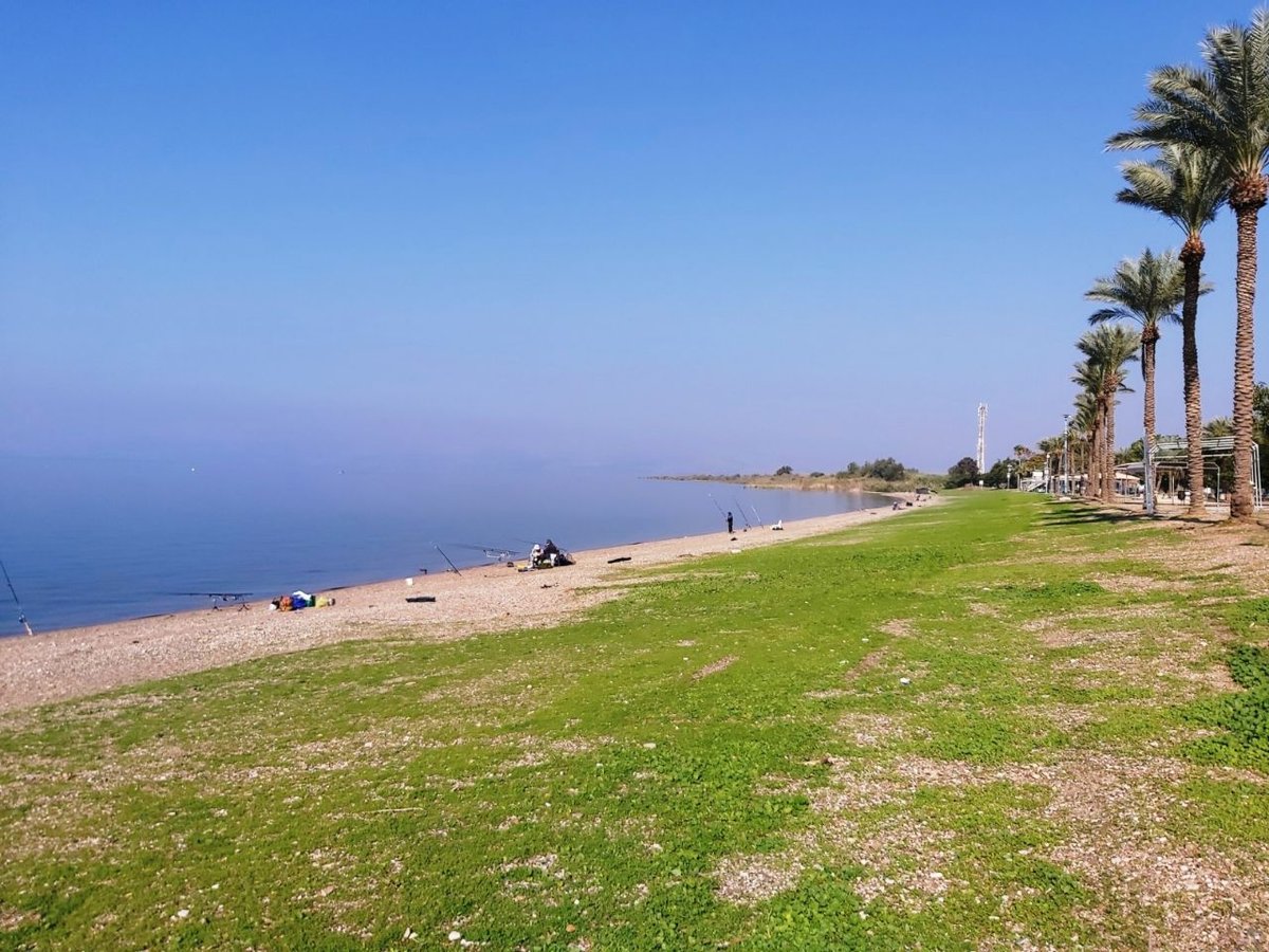 שמש יצאה אחרי הגשם, דייגים הגיעו לכינרת