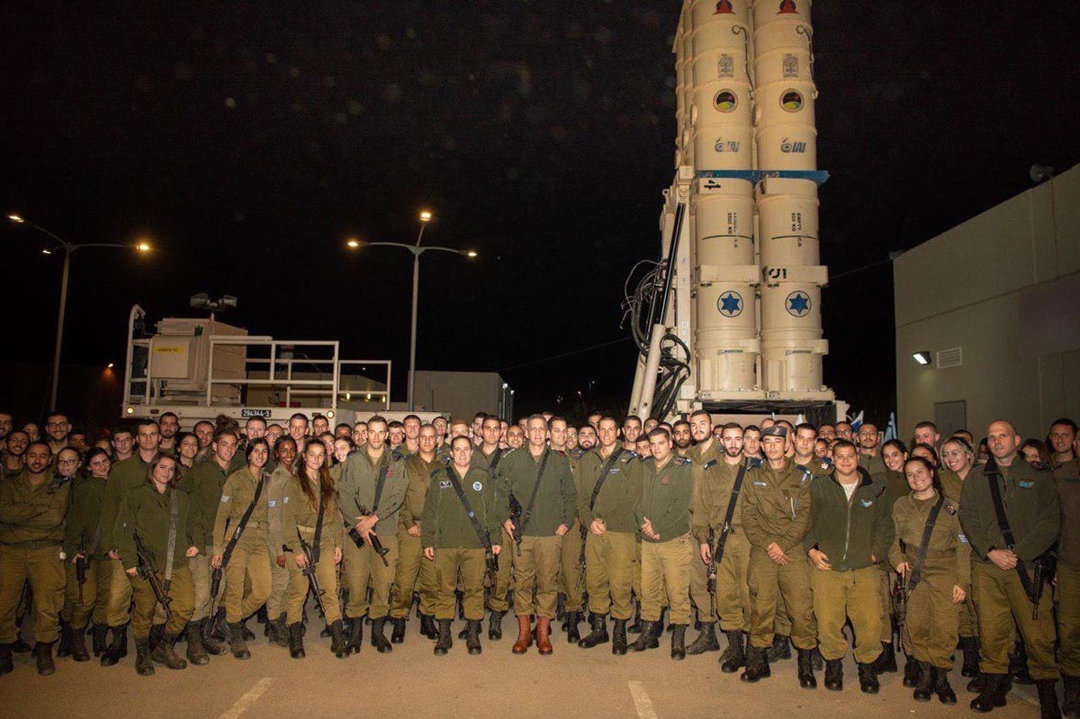 הרמטכ"ל הדליק נר שלישי במערך ההגנה האווירית