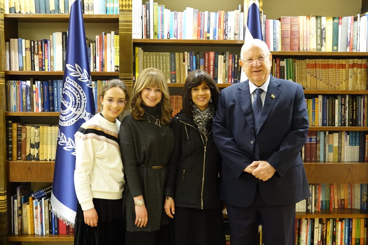 נשיא המדינה אירח את השופטת רוחי פרייר במשכנו