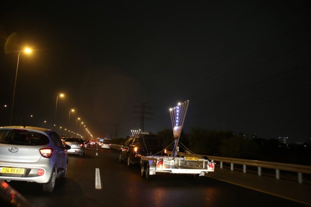 תיעוד: שיירות האור של חב"ד ברחבי הארץ