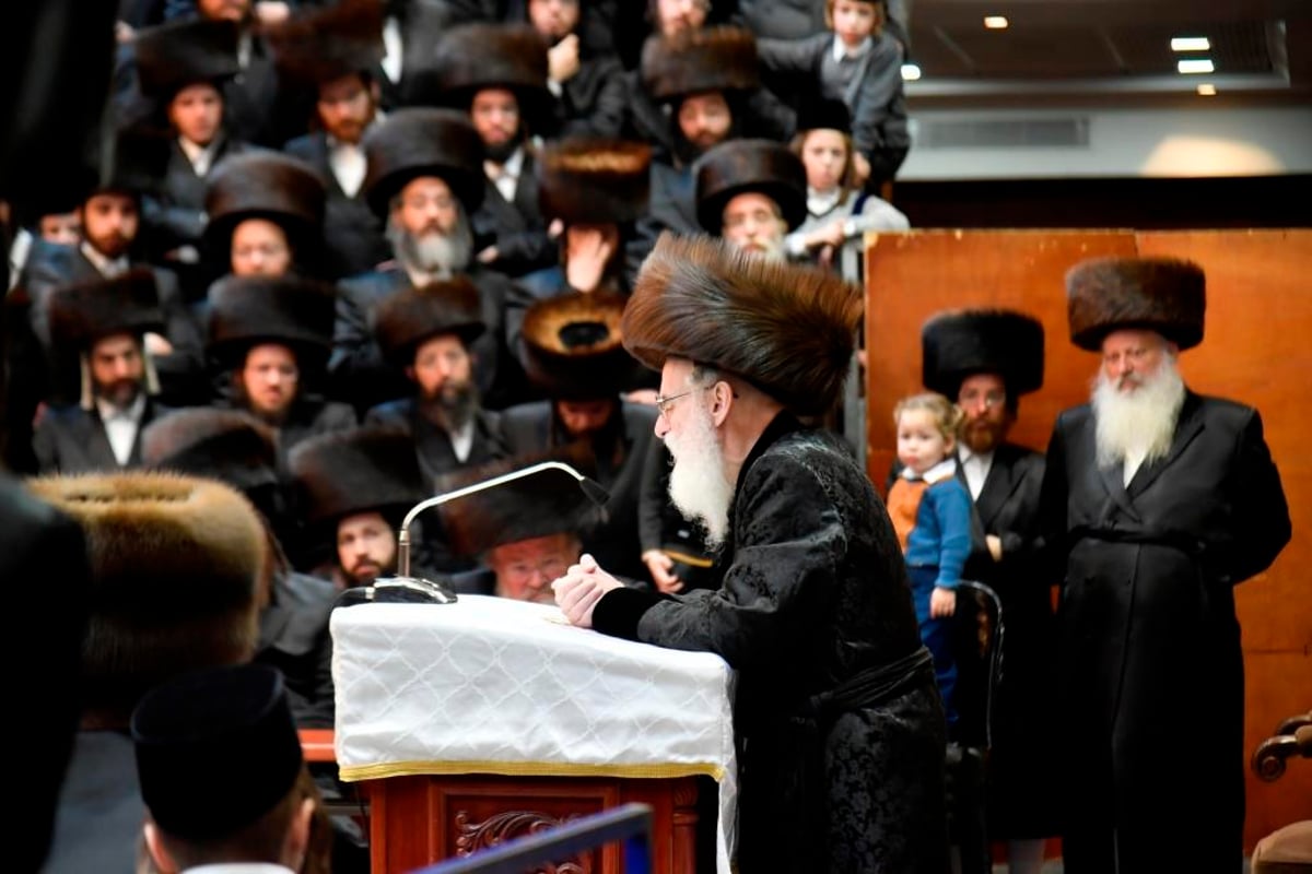 בלי קאלפיק: האדמו"ר מויז'ניץ הדליק נרות