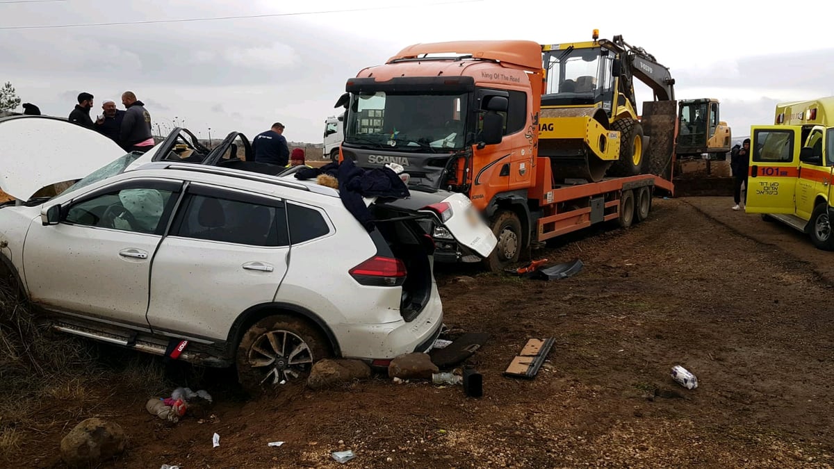 מחריד: אם נמחצה למוות ממוביל טנקים; בתה במצב אנוש