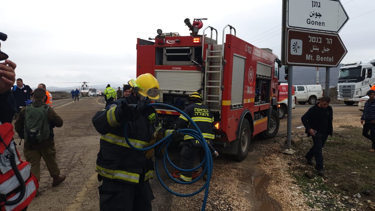 מחריד: אם נמחצה למוות ממוביל טנקים; בתה במצב אנוש