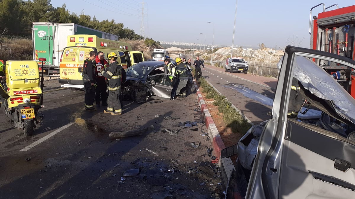 נהג חרדי נפצע באורח קשה סמוך לאלעד