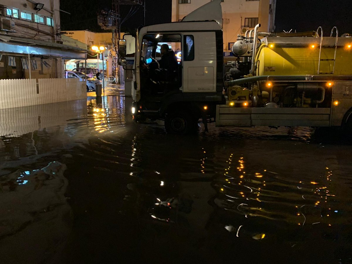 גשמי הברכה הציפו כבישים: הרוג בבנימינה