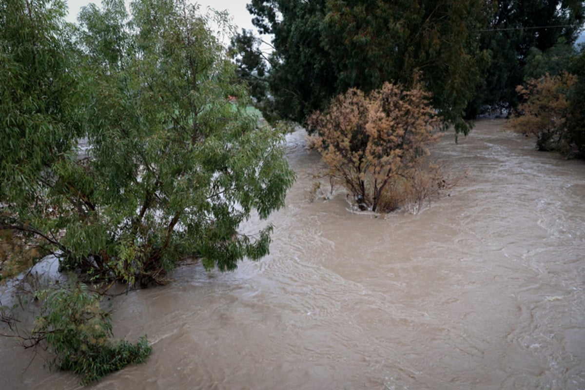 גלריה רטובה: כך נראים נחלי הגולן אחרי הגשם