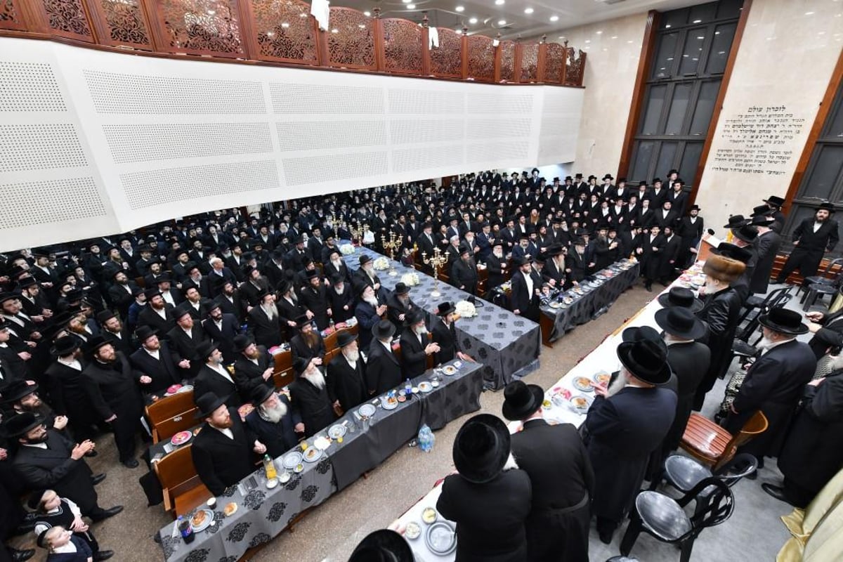 בסאדיגורה ערכו סיום הש"ס בהשתתפות האדמו"ר