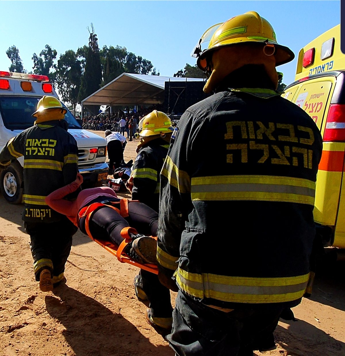 כוחות הביטחון תרגלו רעידת אדמה • תיעוד