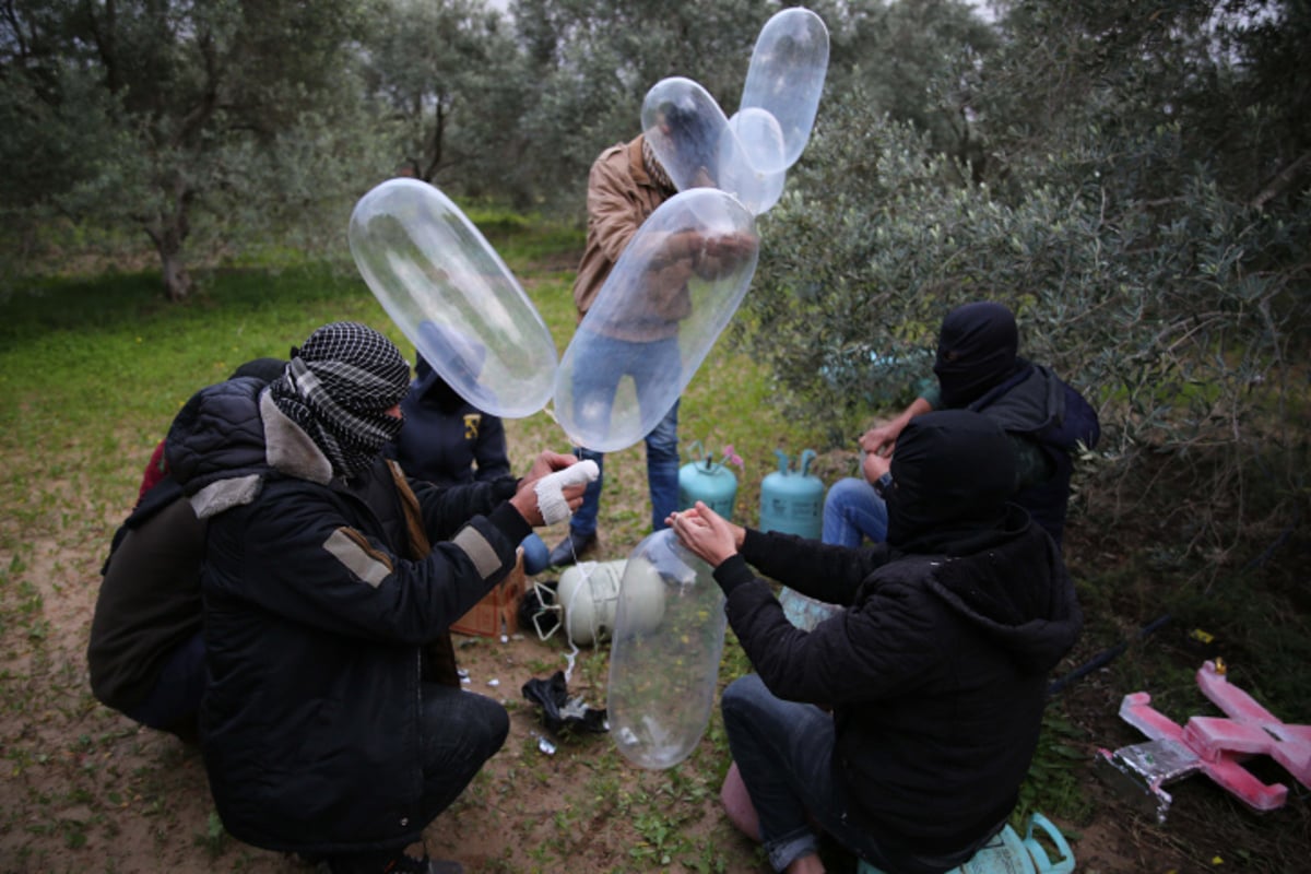 חידוש שיגור בלוני התבערה: מבט מרצועת עזה