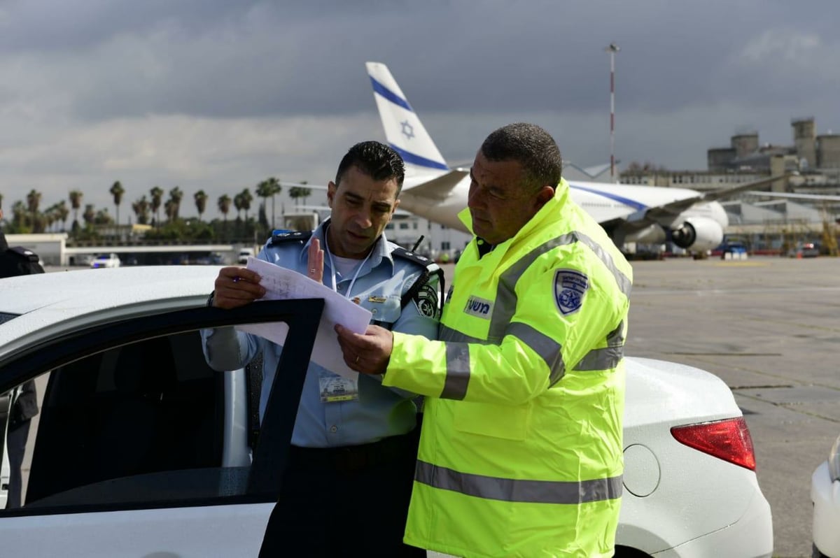 היערכות המשטרה; בנתב"ג ובירושלים