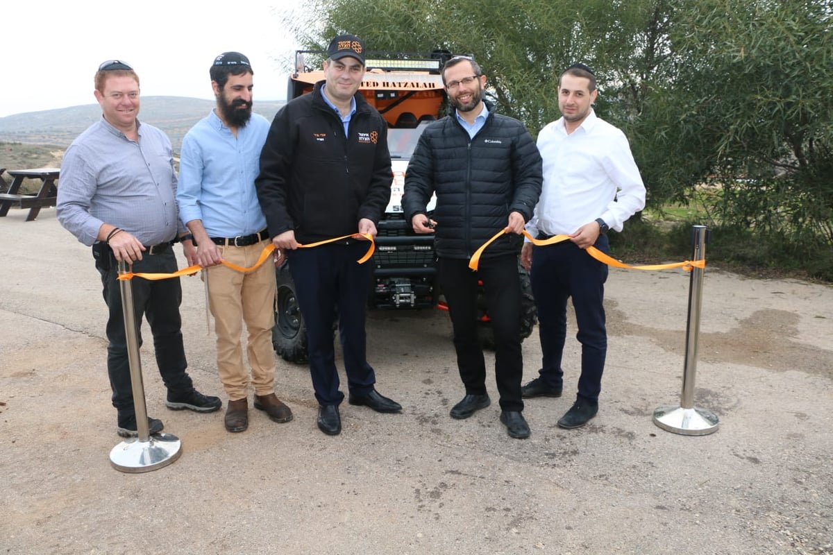 רכב שטח רפואי חדש ישמש את תושבי גוש שילה