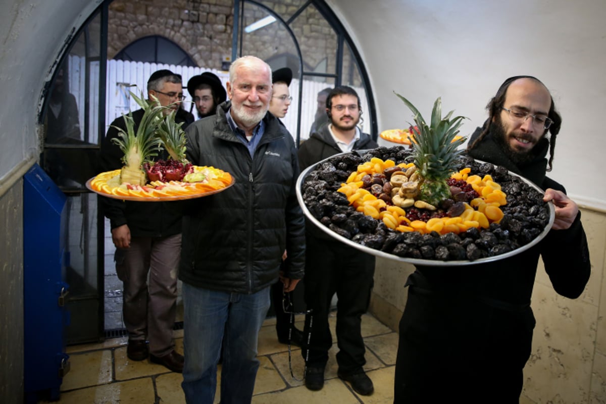 במירון ציינו את ראש השנה לאילנות בחלוקת פירות