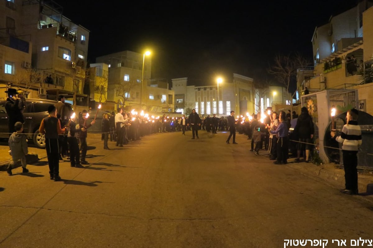 בביתר חגגו הכנסת ספר תורה לשטיבלאך