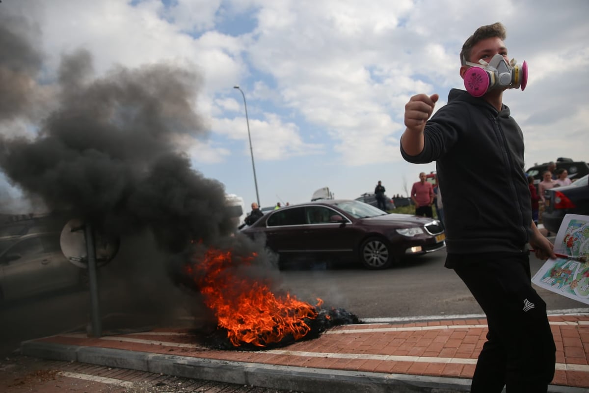 בהלת הקורונה: הקוריאנים יובאו לישוב; התושבים מחו בזעם