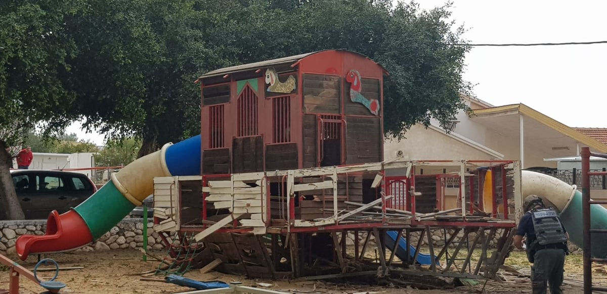 מטחי רקטות לשדרות ו'עוטף עזה'; אחת נפלה ליד ישיבה