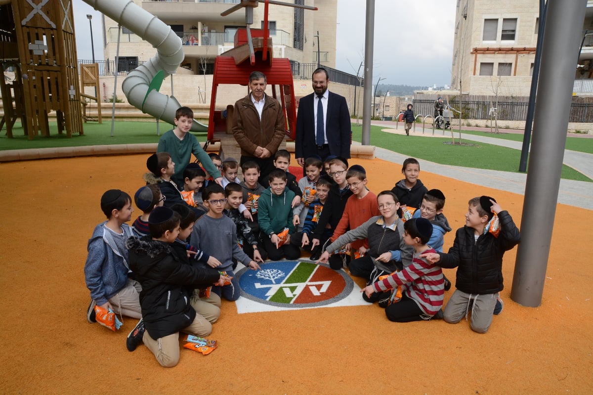 קרית יערים חנכה פארק חדש במעמד יו"ר קק"ל