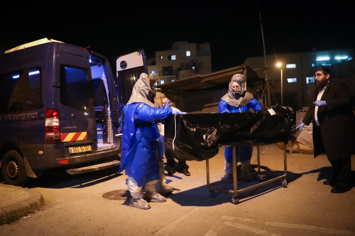 תיעוד מ'שמגר': מסע הלוויה של חולה 'קורונה'