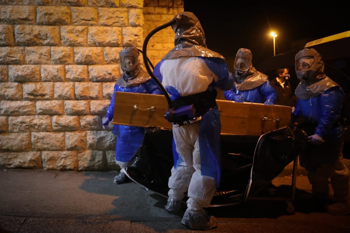 תיעוד מ'שמגר': מסע הלוויה של חולה 'קורונה'