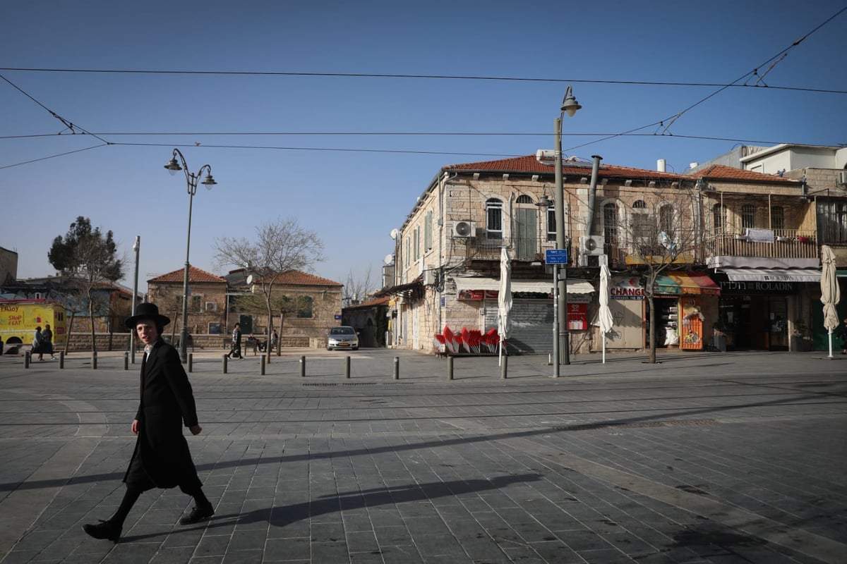 השוטרים הציבו מחסומים וסגרו את שוק מחנה יהודה