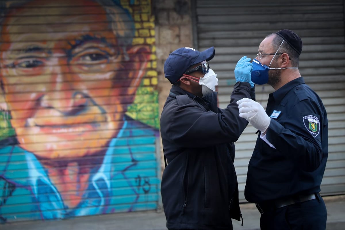 השוטרים הציבו מחסומים וסגרו את שוק מחנה יהודה