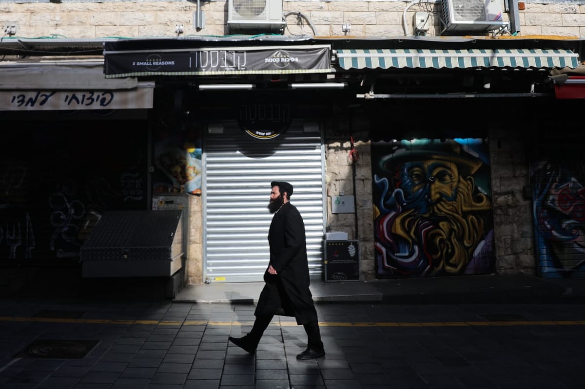 השוטרים הציבו מחסומים וסגרו את שוק מחנה יהודה