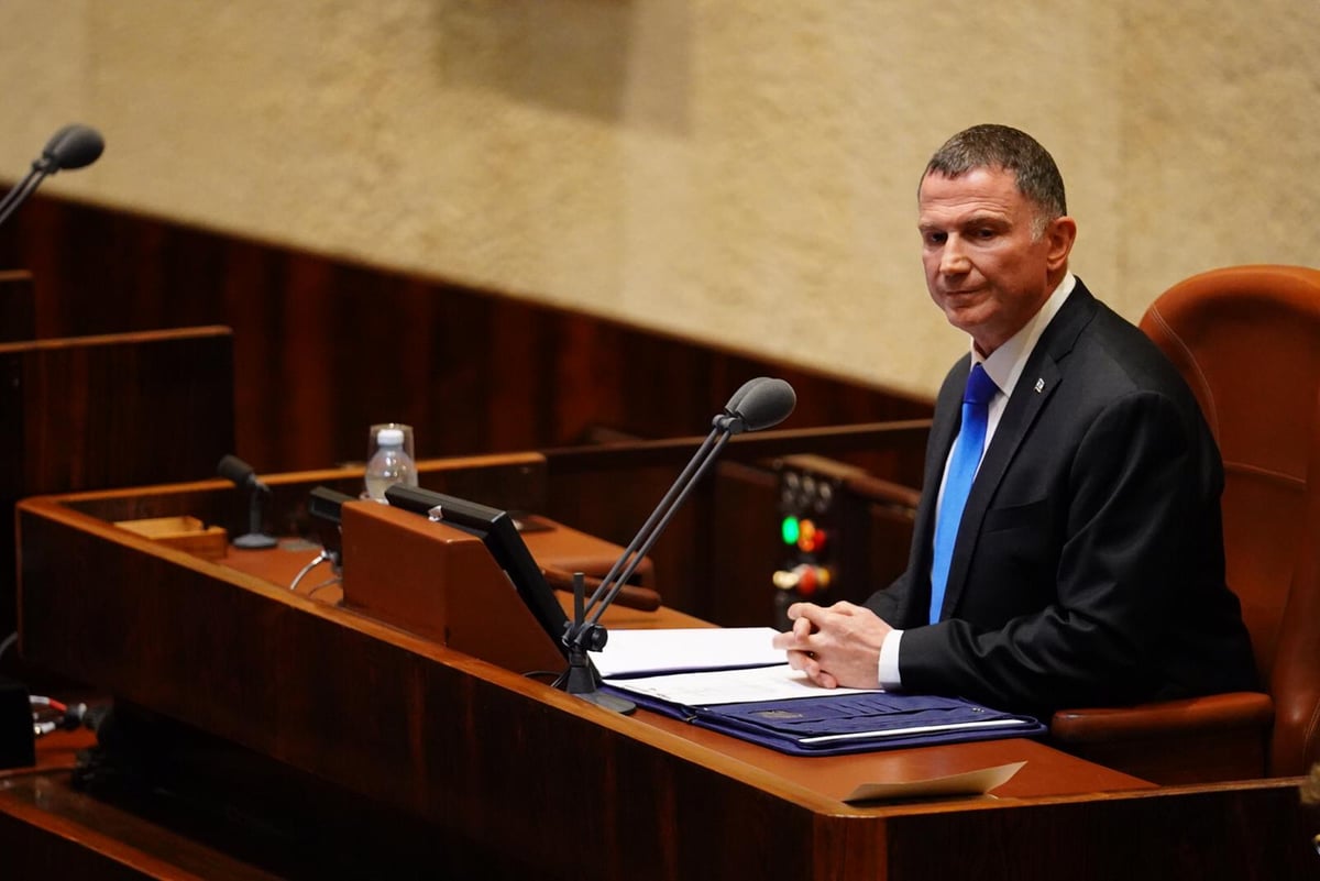 לראשונה בתולדות המדינה: יו"ר הכנסת - התפטר