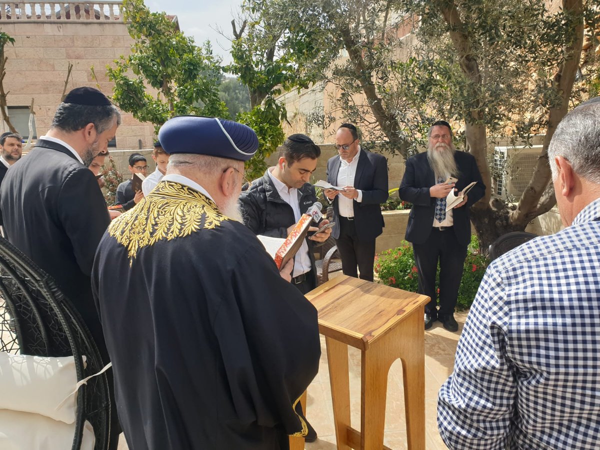 תיעוד: הראשונים לציון במעמד 'ברכת האילנות'