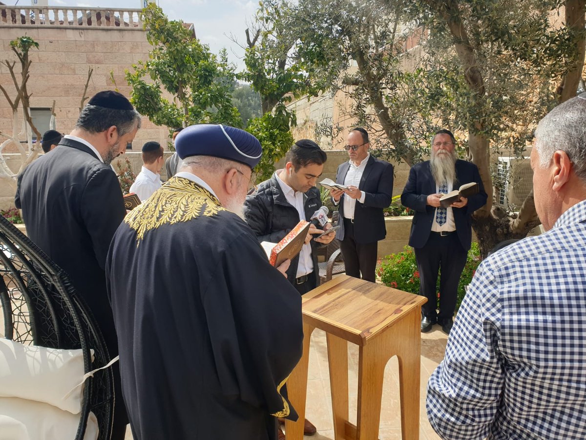 תיעוד: הראשונים לציון במעמד 'ברכת האילנות'