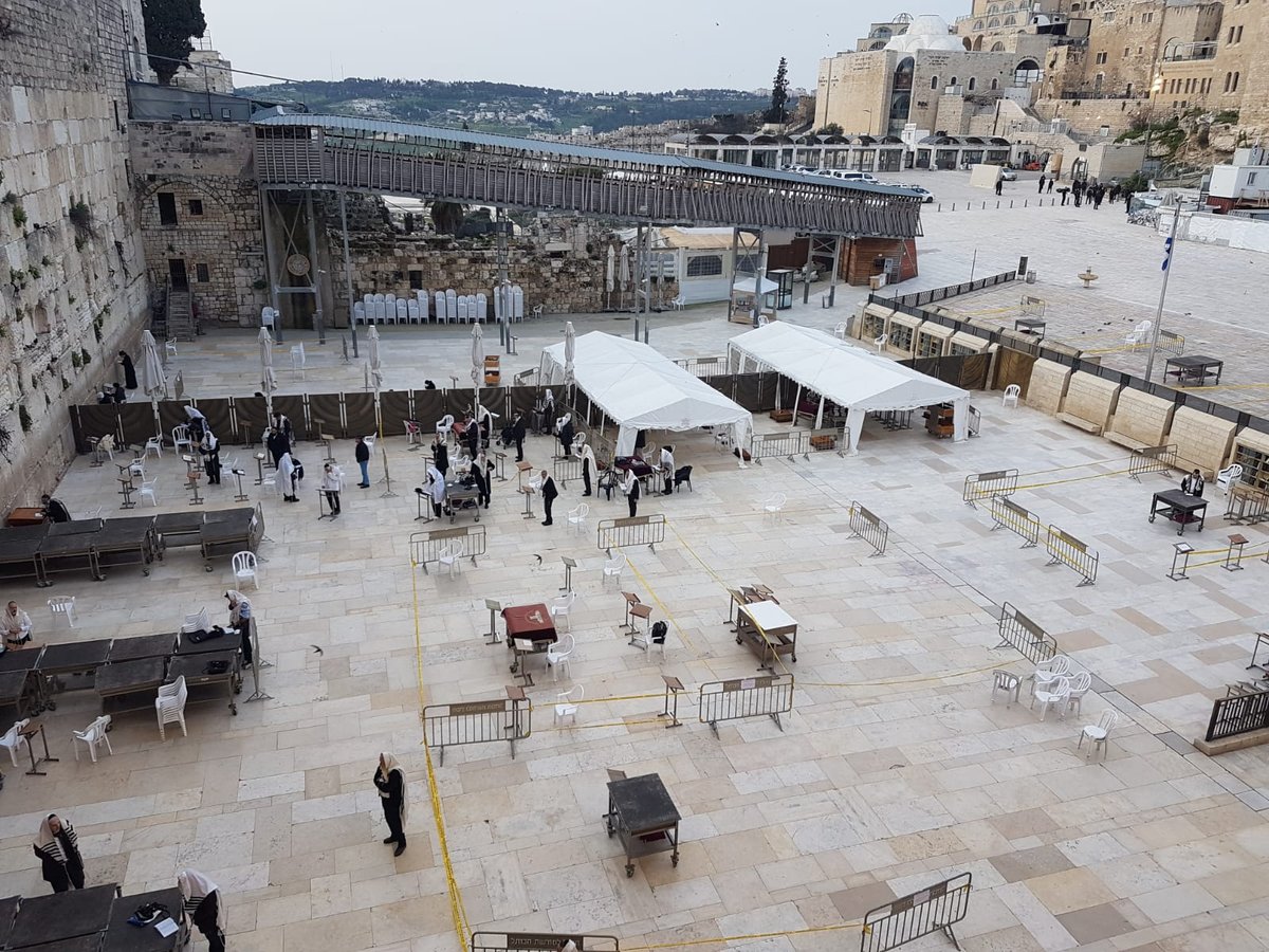 תיעוד עצוב: ראש חודש ריק בכותל המערבי