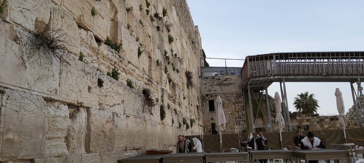 תיעוד עצוב: ראש חודש ריק בכותל המערבי