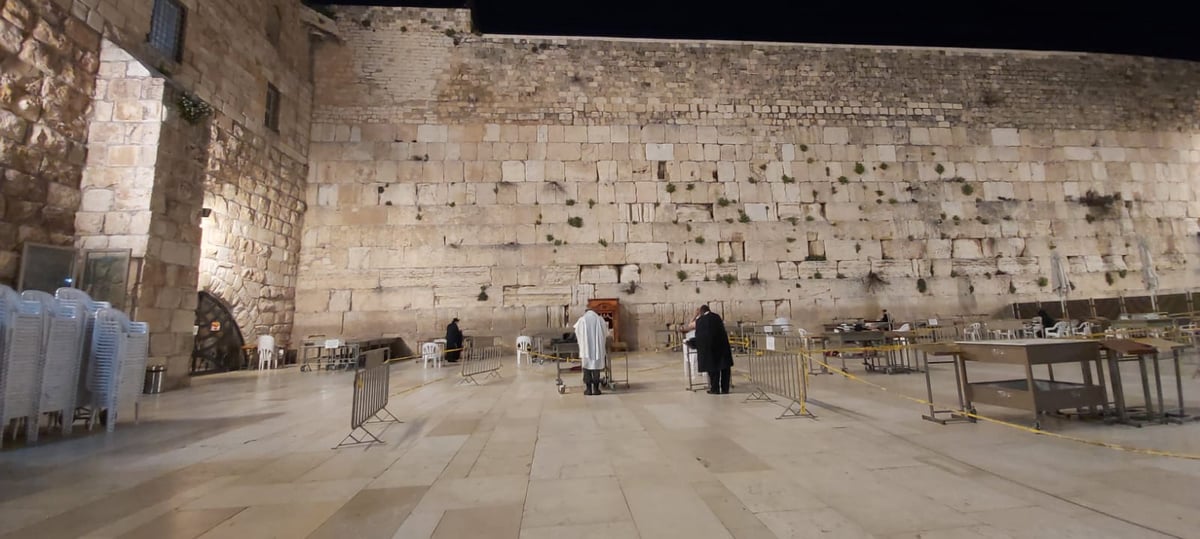 תיעוד עצוב: ראש חודש ריק בכותל המערבי