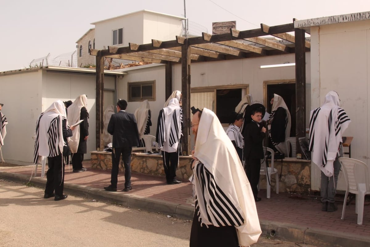 במרפסות וקרוסלות: כך נראה 'שחרית' בסגר