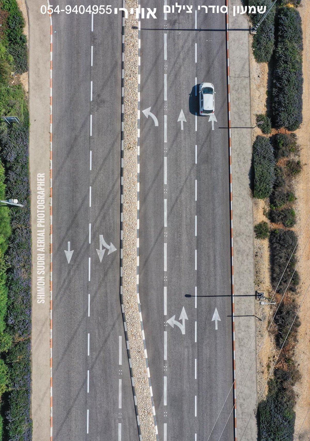 תיעוד רחפן: הכביש המוביל למירון - ריק