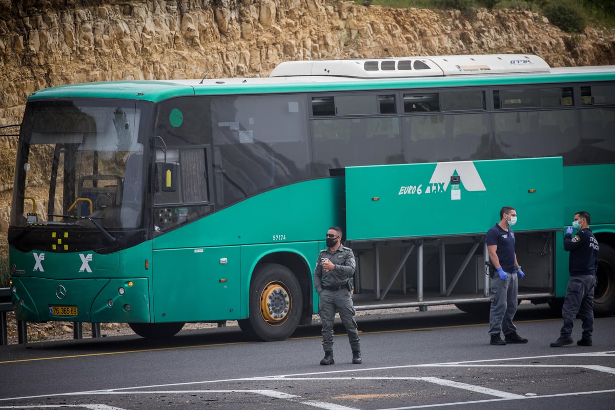 "המבצע המשטרתי" למעצר חולה קורונה באוטובוס • צפו