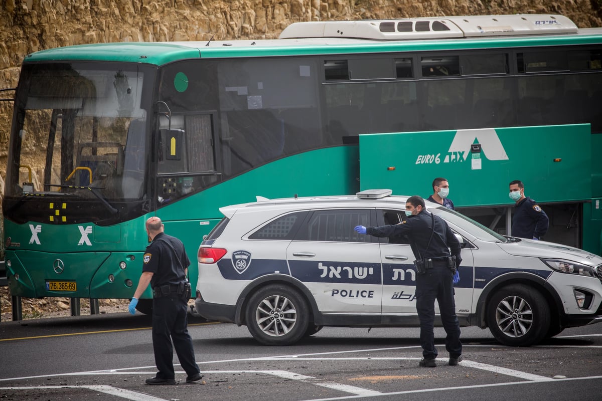 "המבצע המשטרתי" למעצר חולה קורונה באוטובוס • צפו