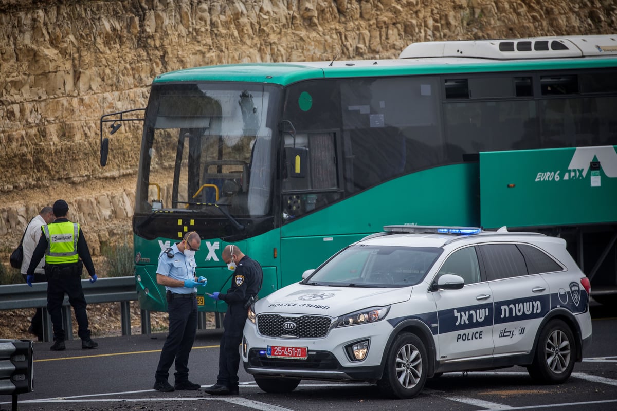 "המבצע המשטרתי" למעצר חולה קורונה באוטובוס • צפו