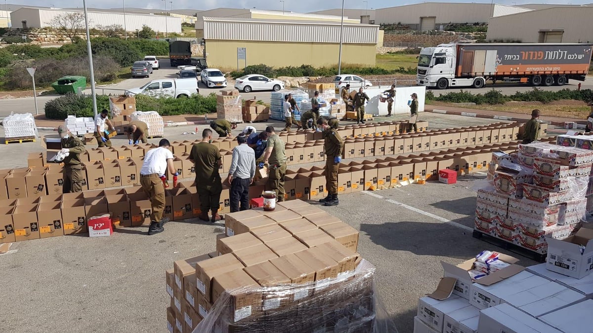 "קמחא דפסחא" מצה"ל לחולים ולמבודדים