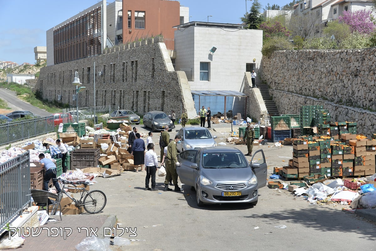 ביתר עילית: סגר, מתחם 'בדק וסע' וחלוקת סלי מזון