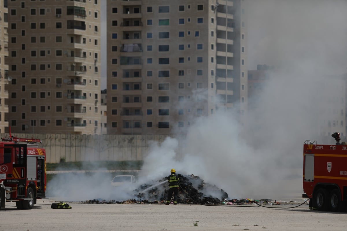 עיריית ירושלים ערכה שריפת חמץ מרכזית