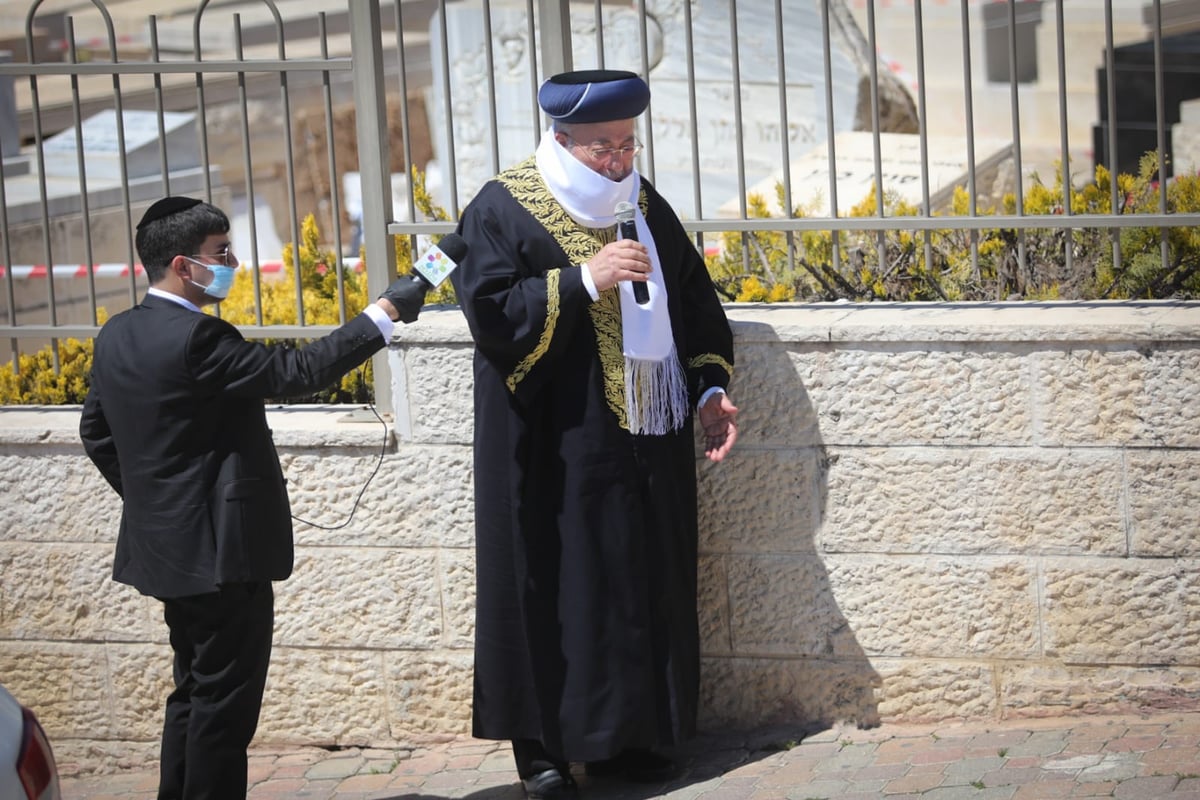 הלוויית הראשל"צ רבי אליהו בקשי דורון זצ"ל; כל ההספדים