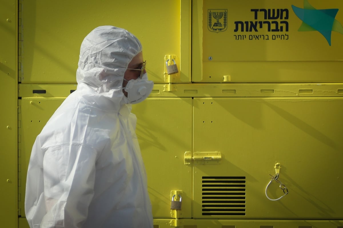 צפו: כך תושבי מאה שערים נבדקים מקורונה