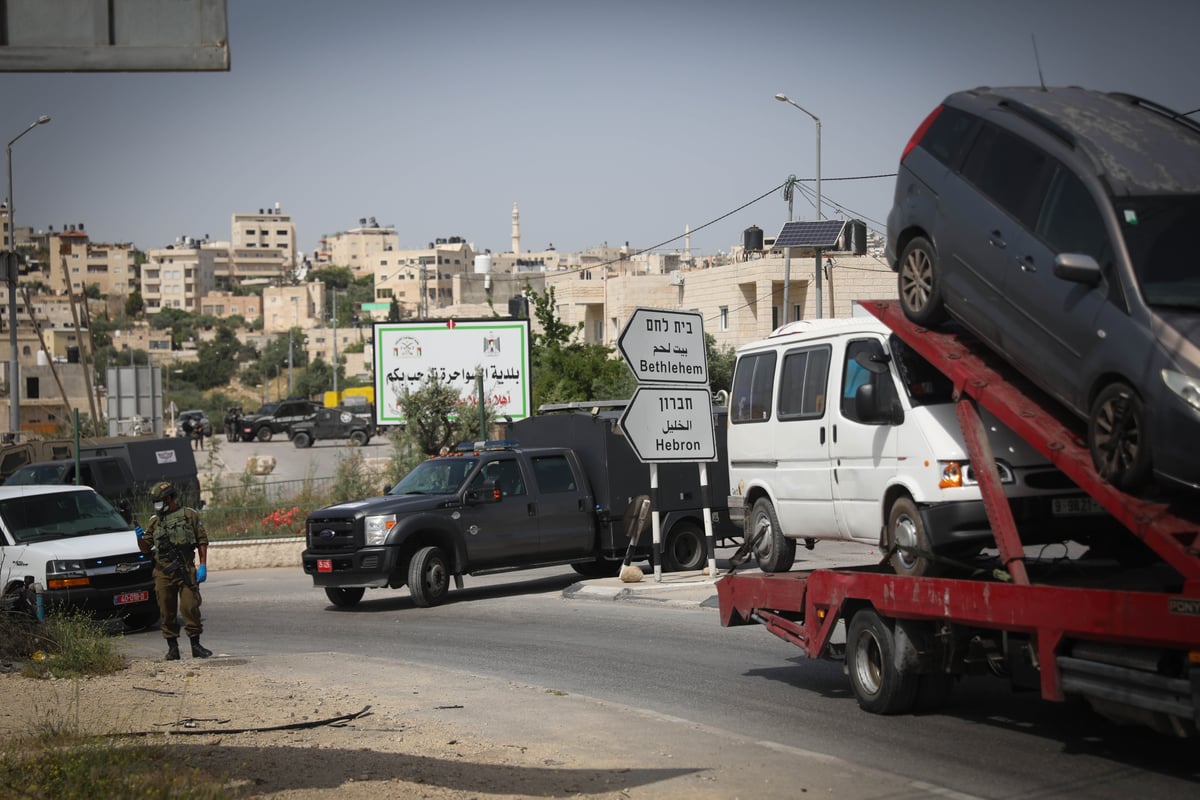 גופת המחבל פונתה מזירת הפיגוע • תיעוד