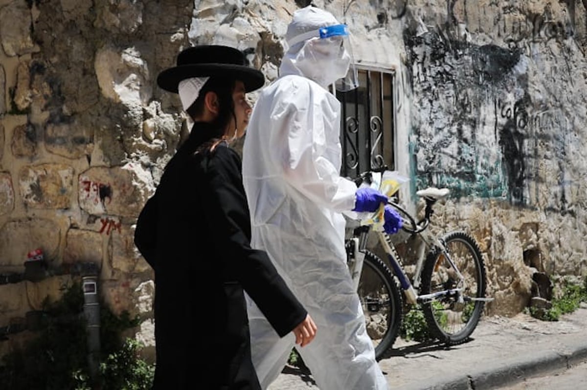 צוות מד"א ערך בדיקות במאה שערים ויצא בשלום