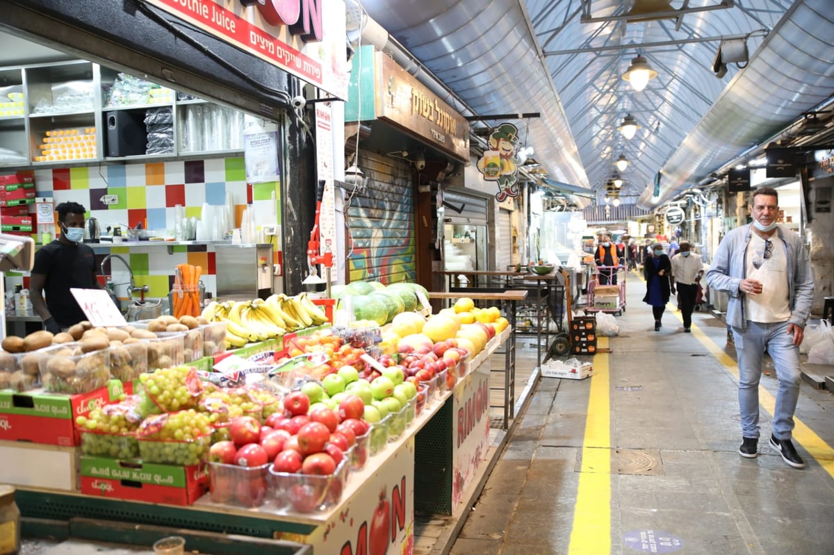 חוזרים לשגרה גם בשוק מחנה יהודה • גלריה