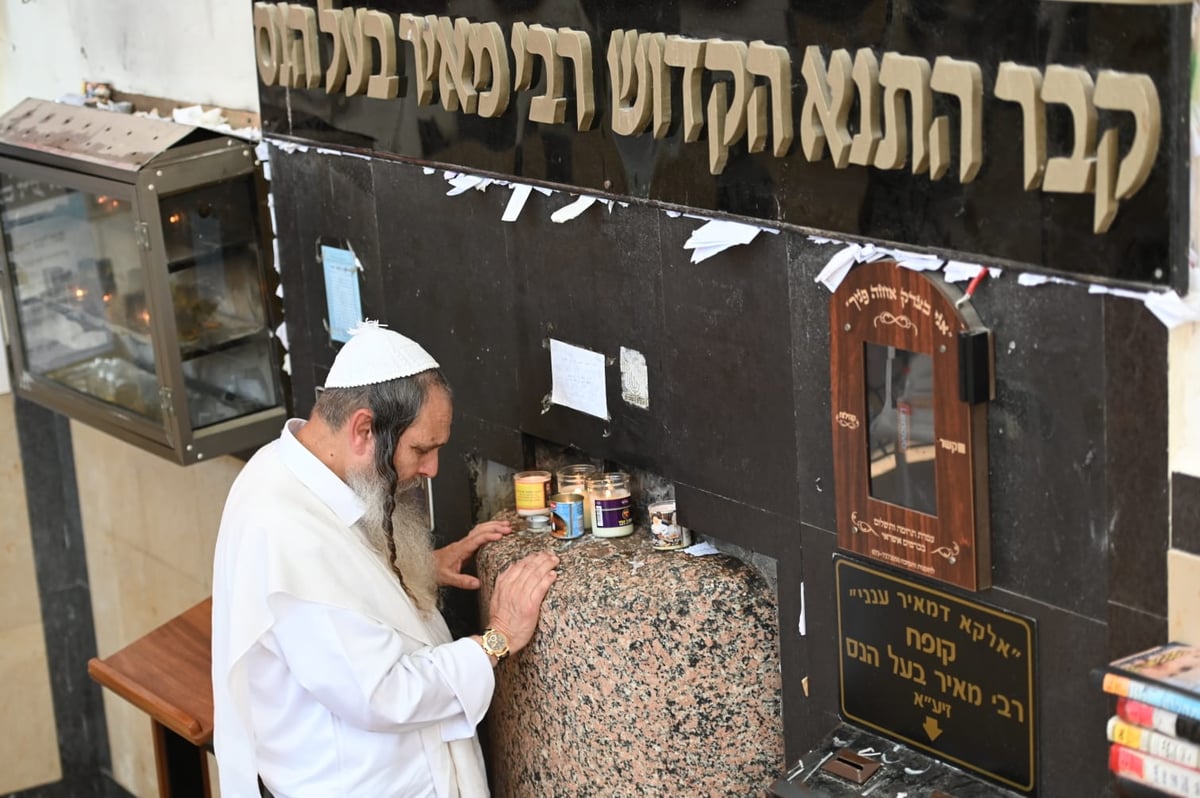 במתכונת מצומצמת: הגר"ש ארוש אצל 'רבי מאיר בעל הנס'