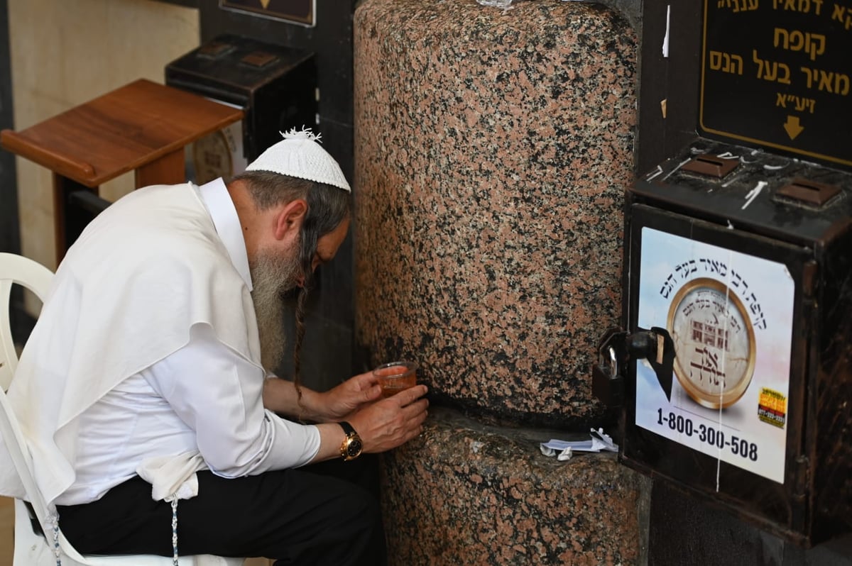 במתכונת מצומצמת: הגר"ש ארוש אצל 'רבי מאיר בעל הנס'