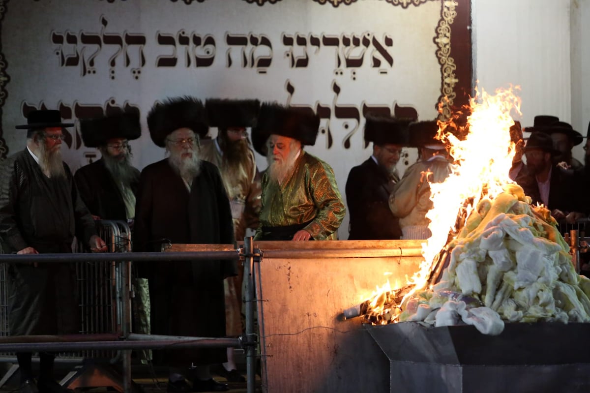 הדלקת האדמו"ר תולדות אהרן, בשנה שעברה