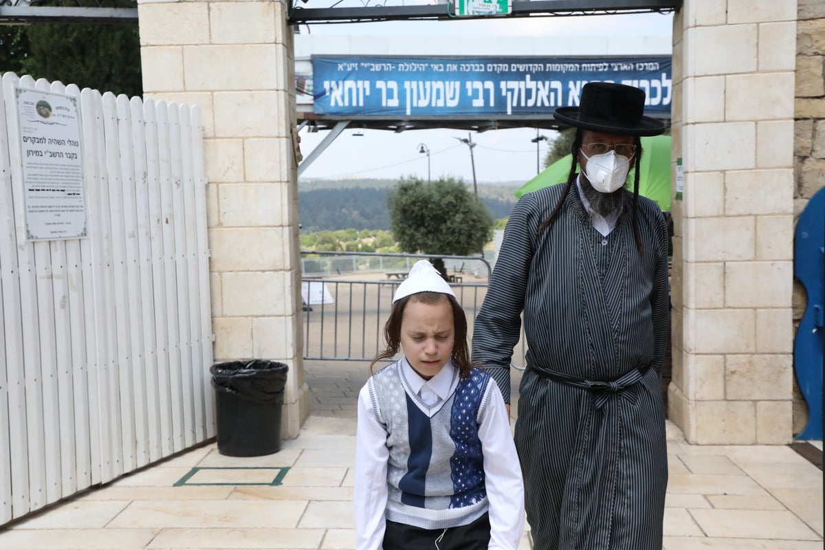 כך נראה ציון הרשב"י שעות לפני ההילולא