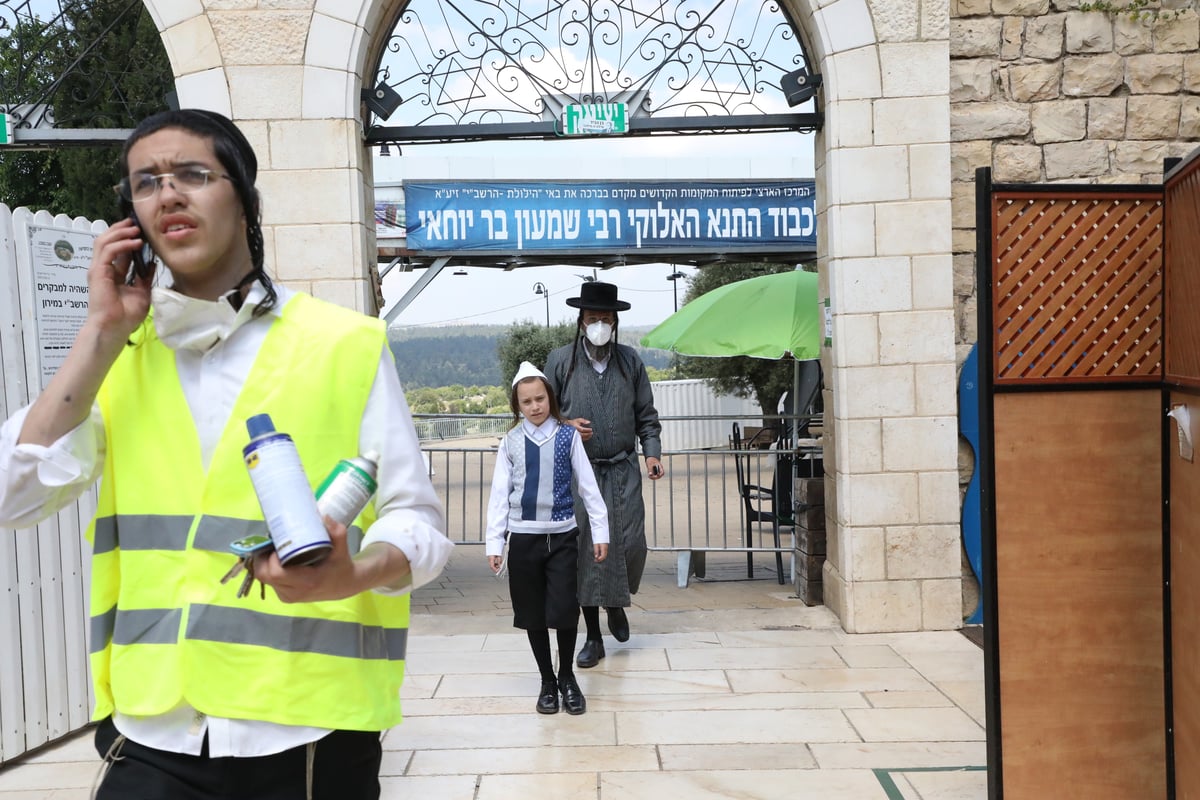 כך נראה ציון הרשב"י שעות לפני ההילולא